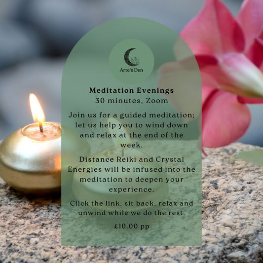 Guided Meditation Evenings for Relaxation, Zoom