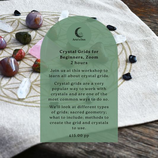 Making and Using Crystal Grids, Workshop, in person & online