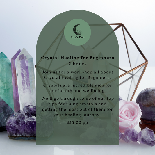 Crystal Healing for Beginners Workshop, in person & online
