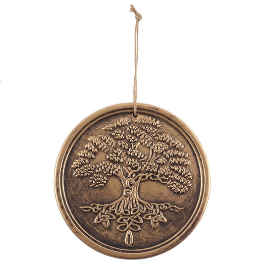 Bronze Tree of Life Terracotta Plaque