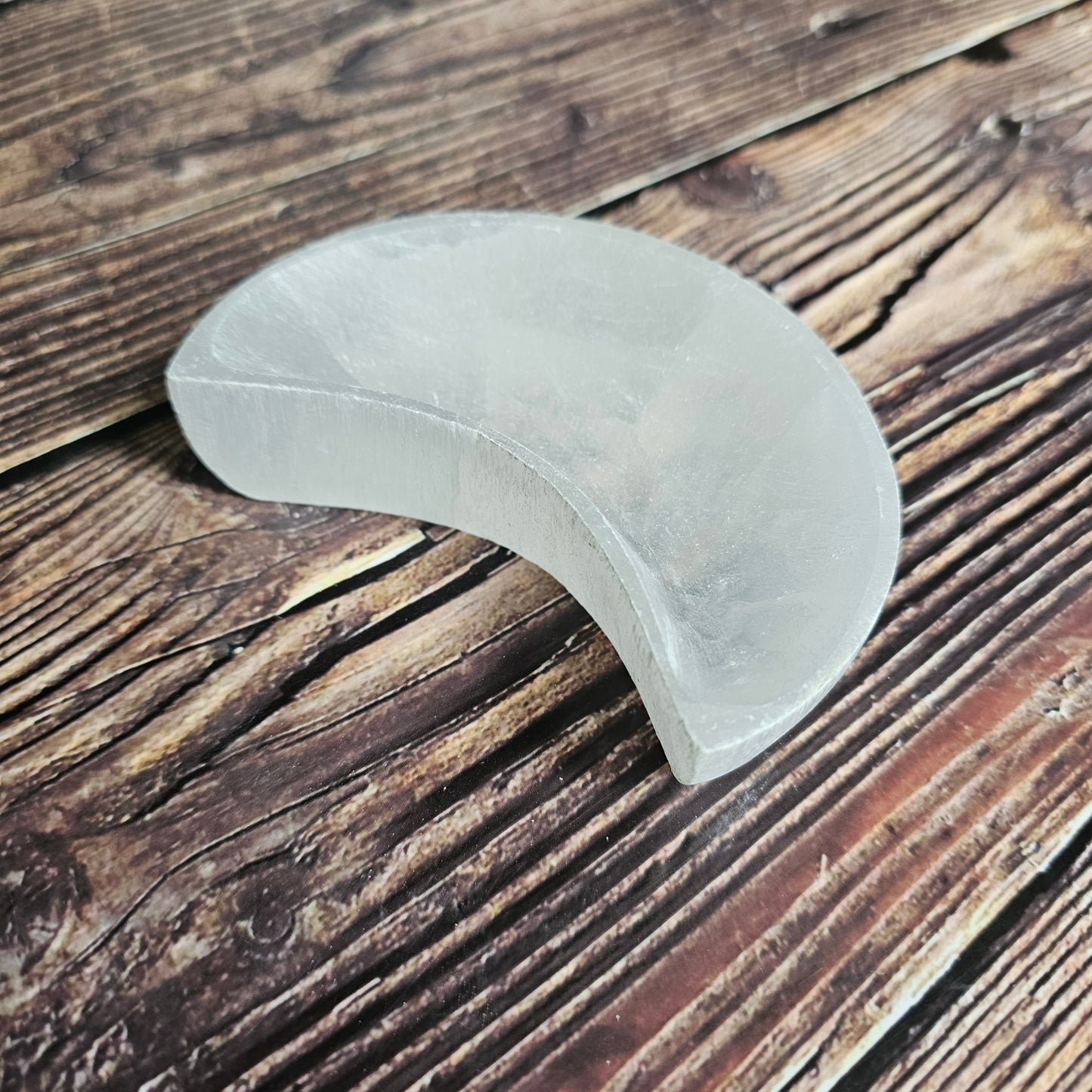 Selenite Moon Cleansing Bowl