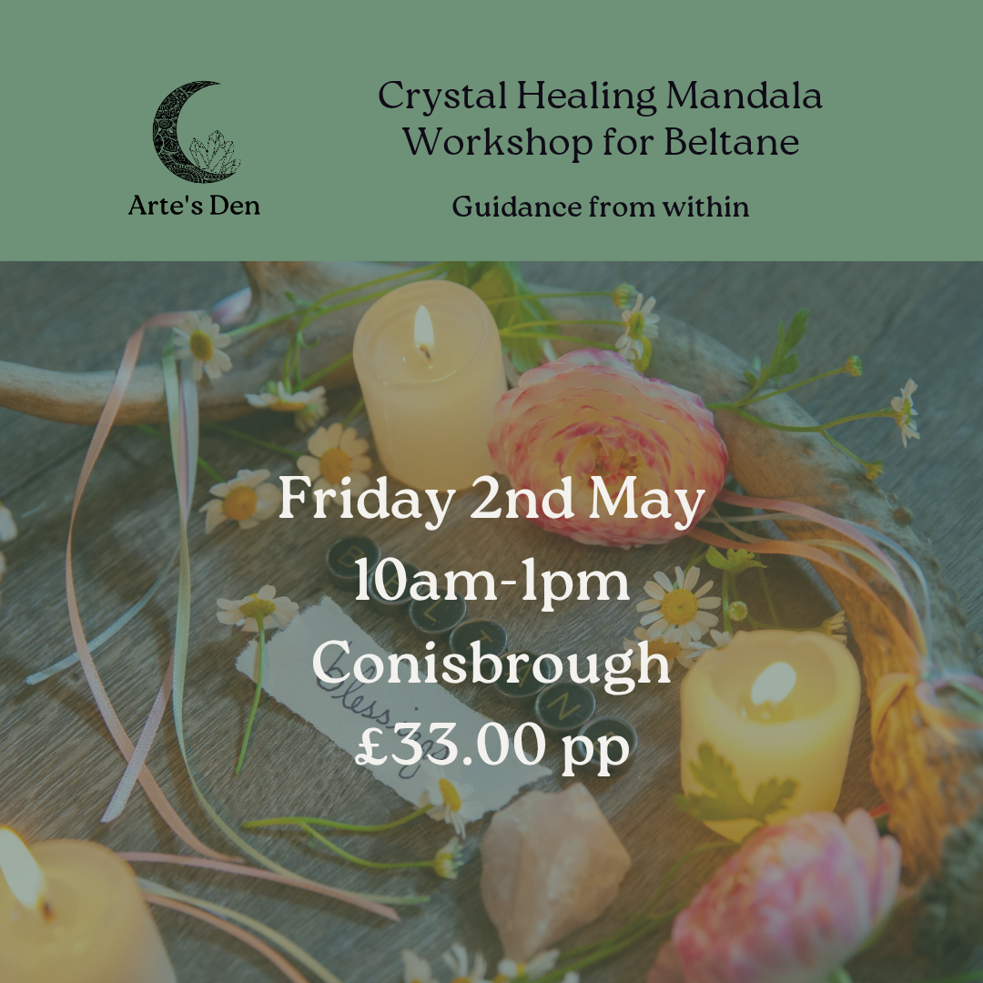Beltane; Crystal Healing Mandala Workshop