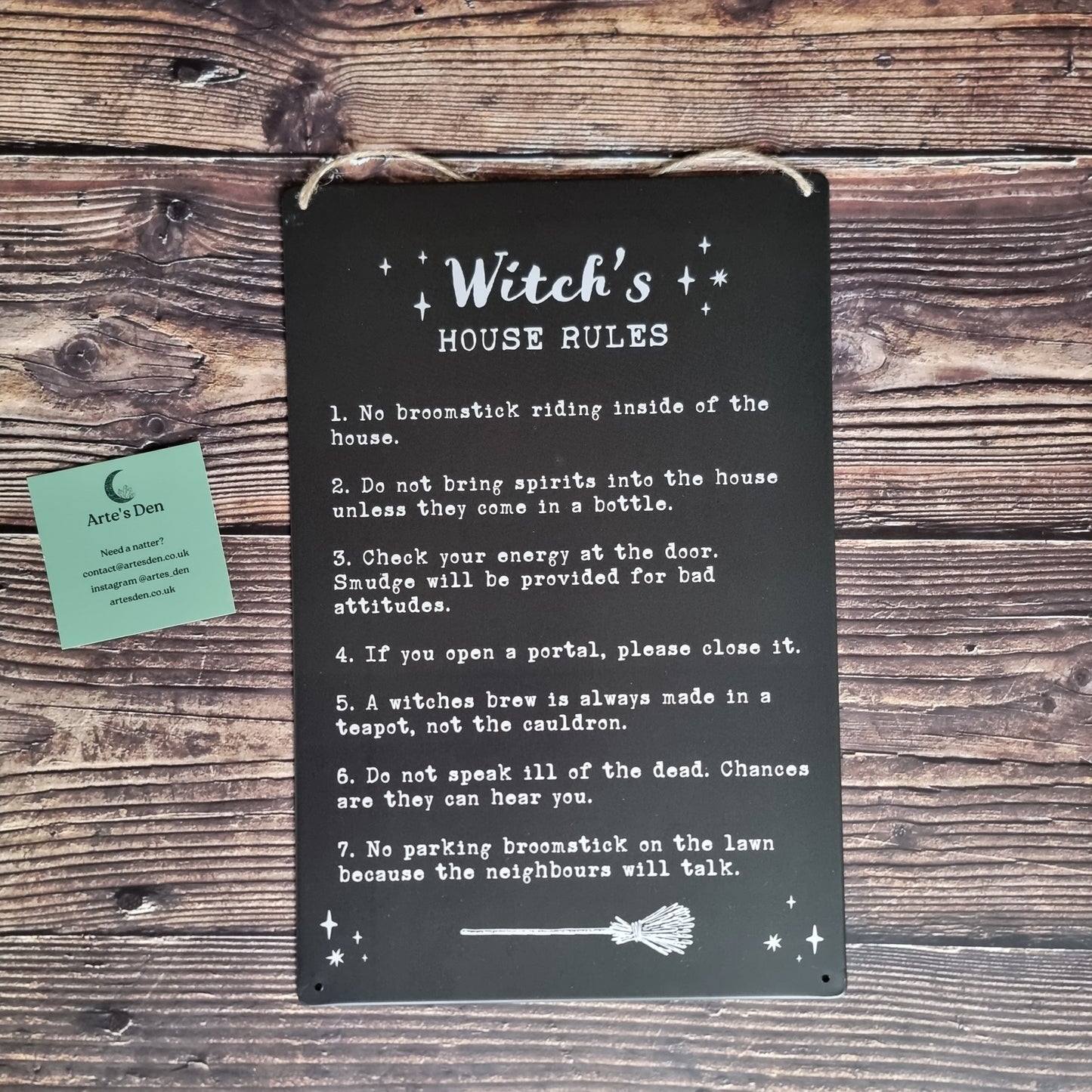 Witch's House Rules