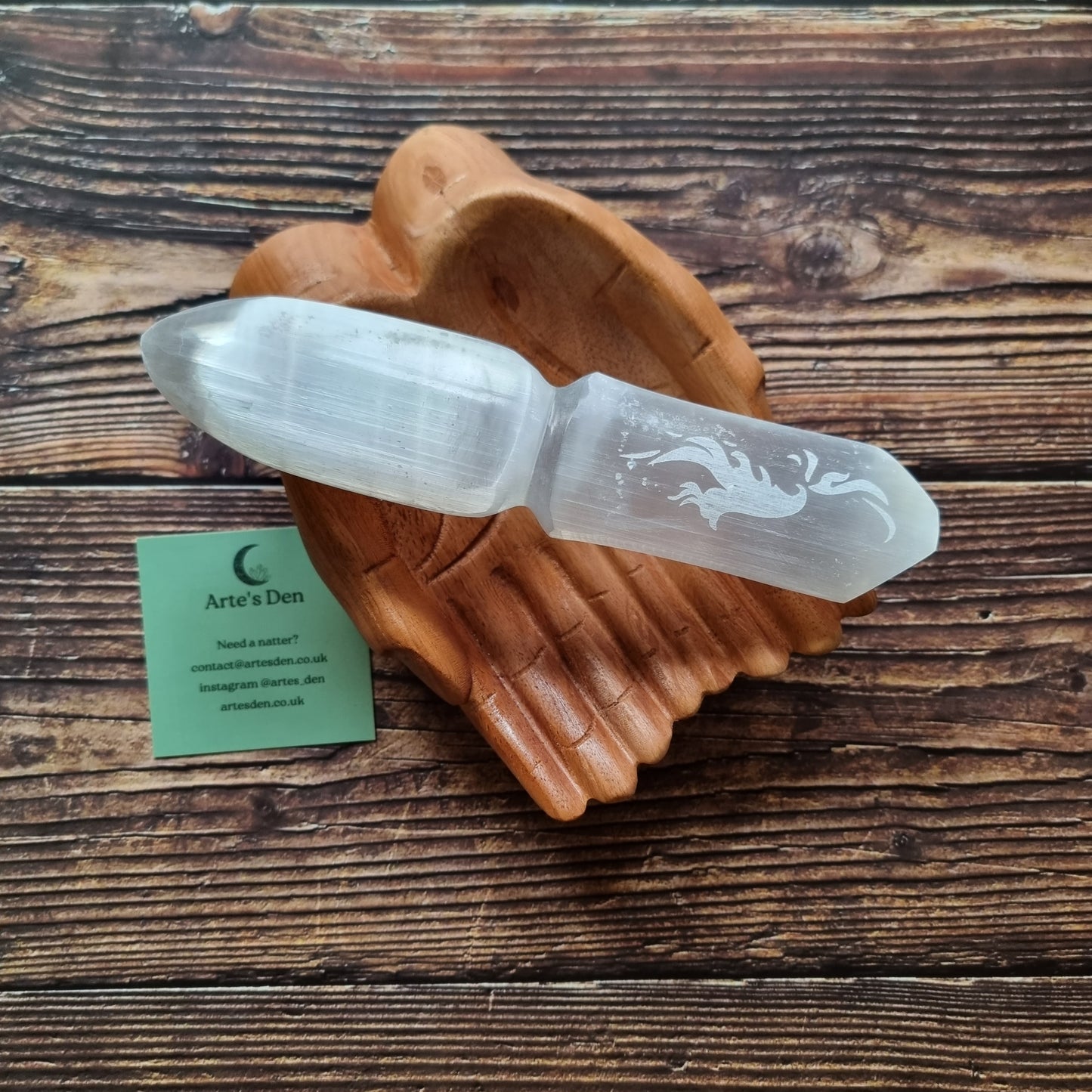 Selenite Ritual Knife; Letting go of the past