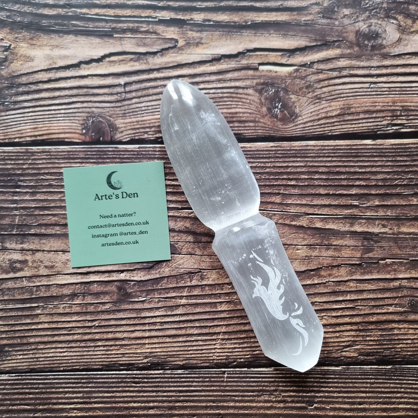 Selenite Ritual Knife; Letting go of the past