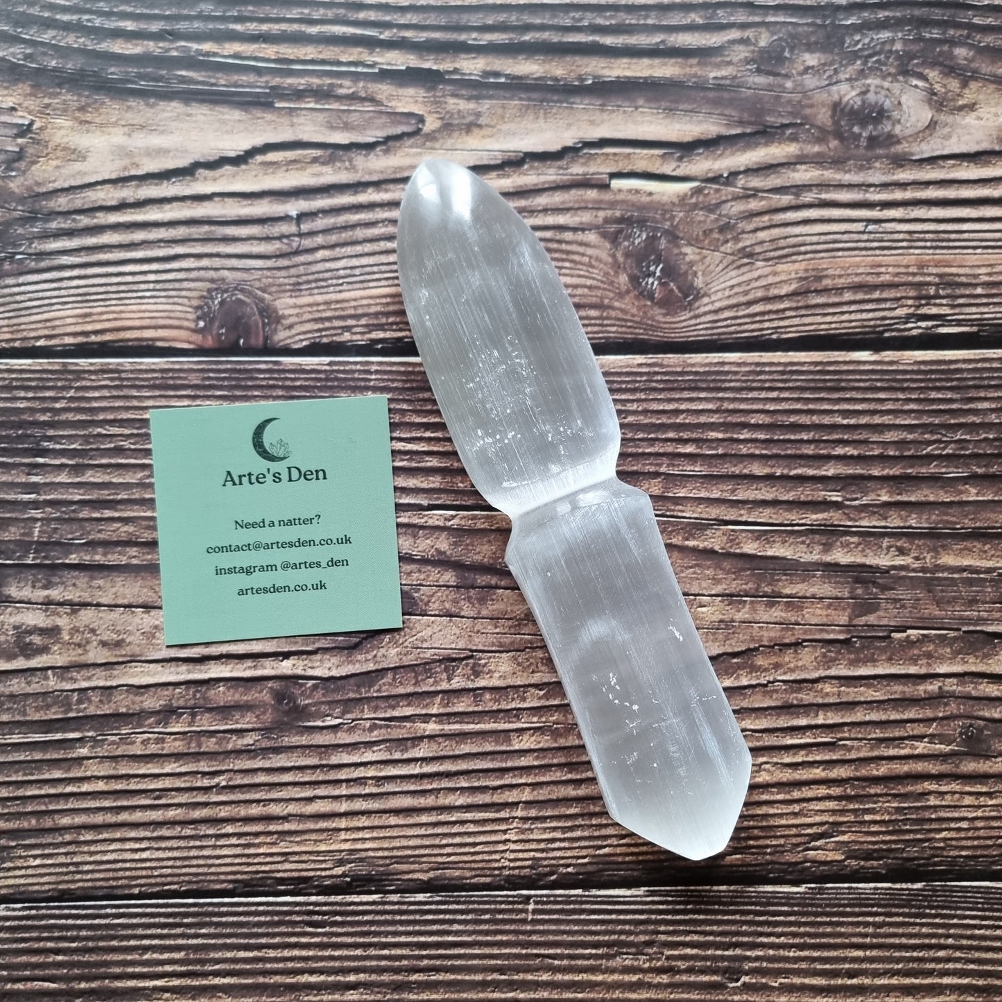 Selenite Ritual Knife; Letting go of the past