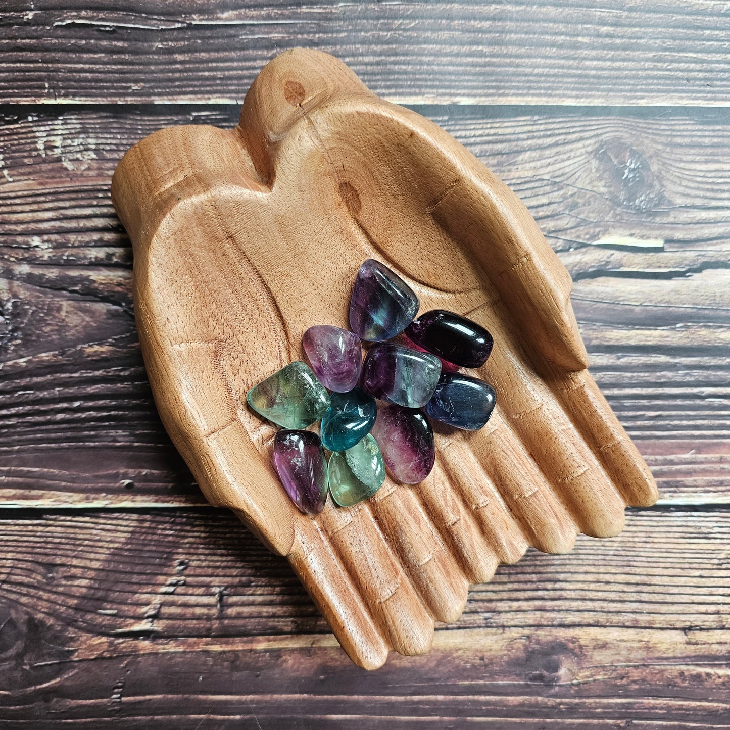 Rainbow Fluorite Tumblestones