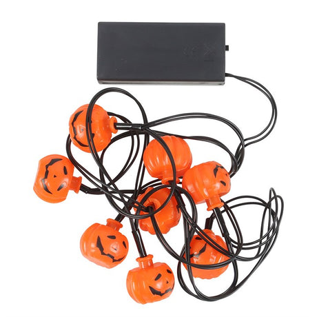 Strong of pumpkin lights