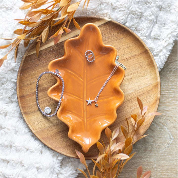 Autumnal Leaf Trinket Dish