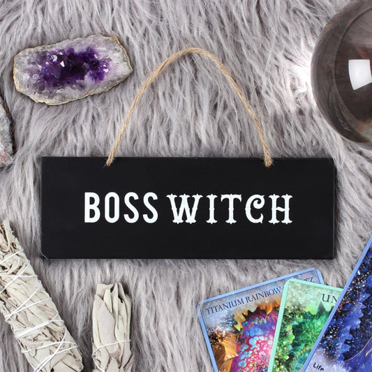 Boss Witch wall sign