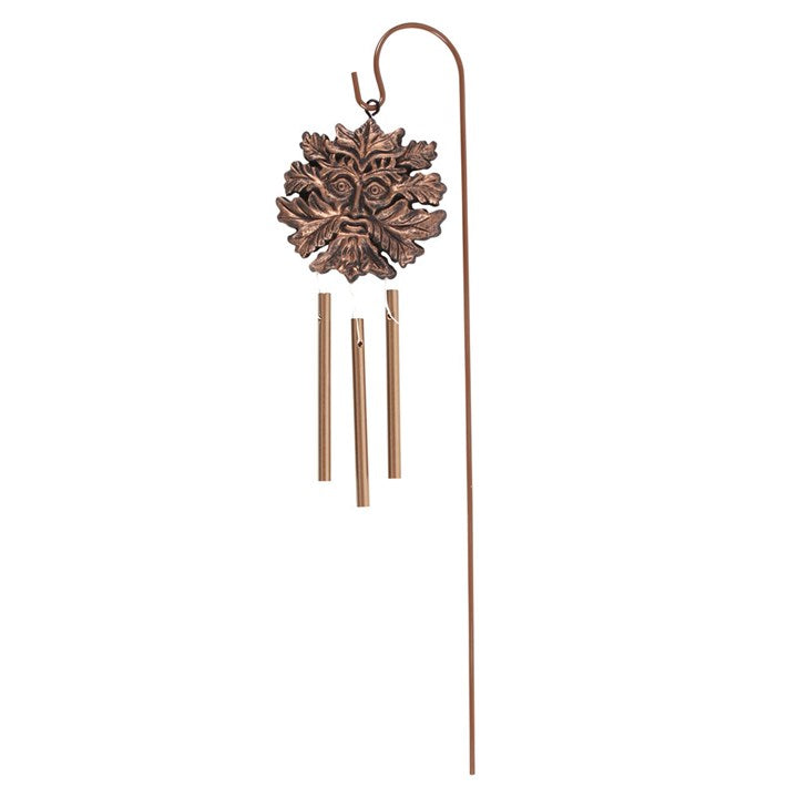 Bronze Effect Green Man Wind Chime