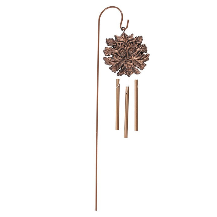 Bronze Effect Green Man Wind Chime