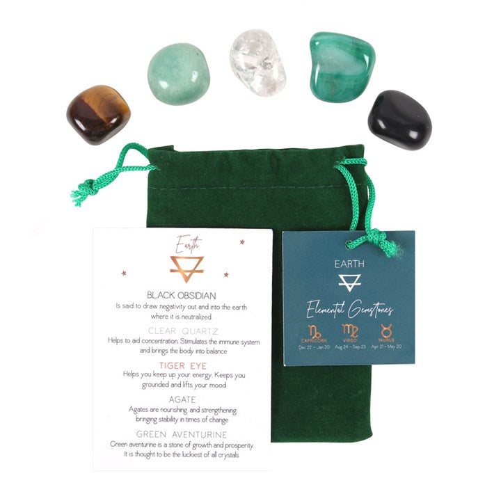 Earth Element Tumble Crystals Set