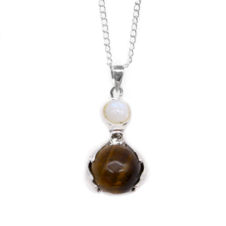 Healing Hands Pendant in Tiger's Eye