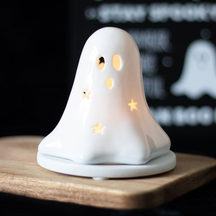 Ghost Tealight and Incense Holder