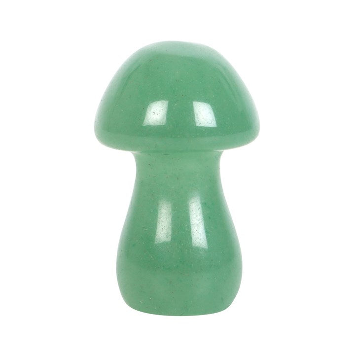 A Green Aventurine Crystal Mushroom 