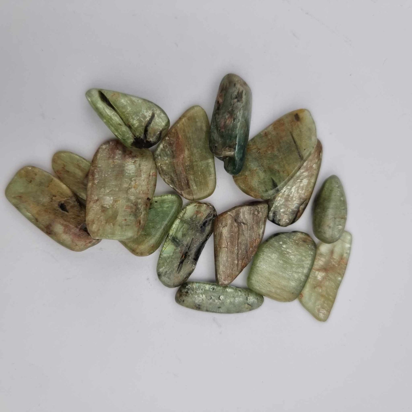 Green Kyanite Tumblestone