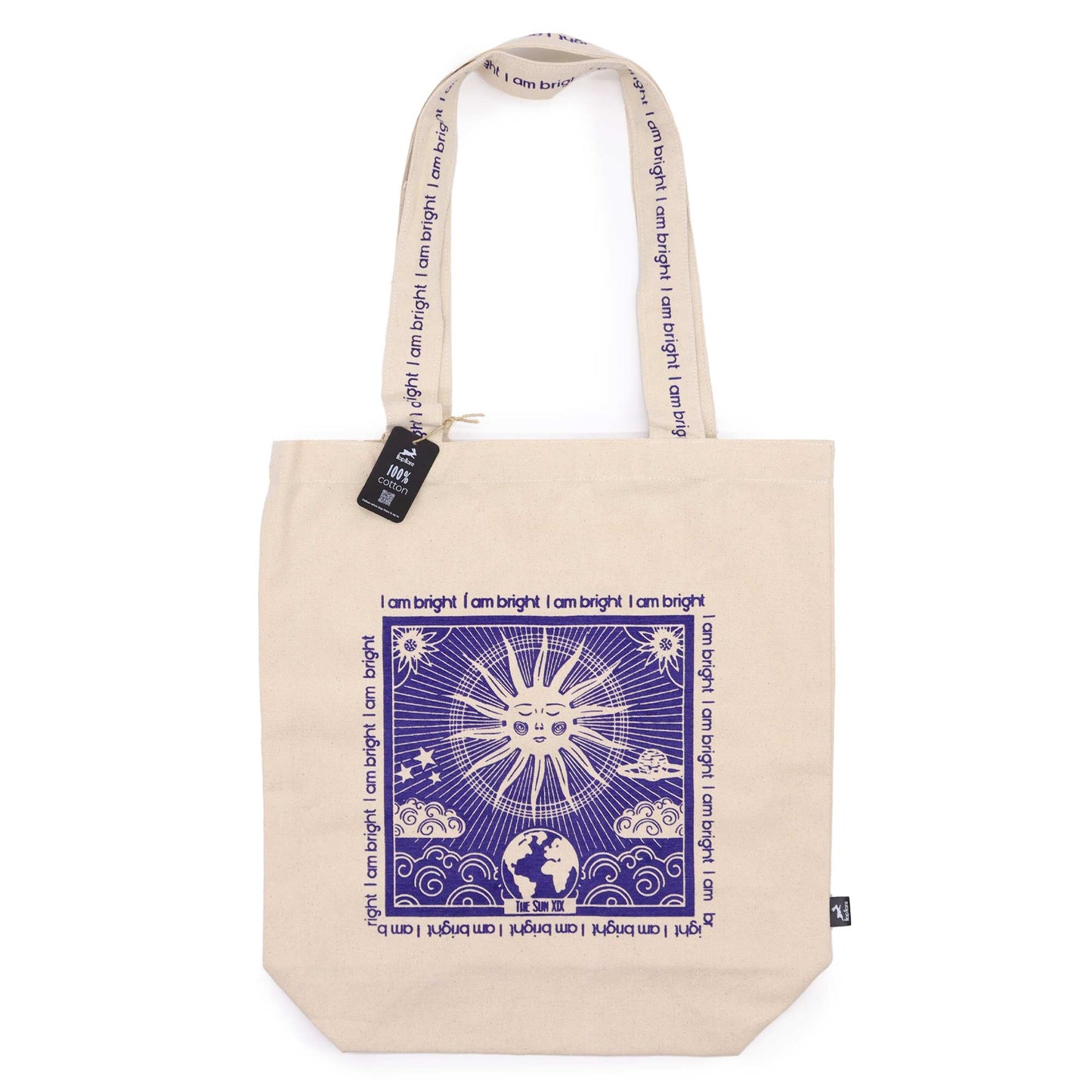 Hop Hare Cotton Canvas Tote Bags