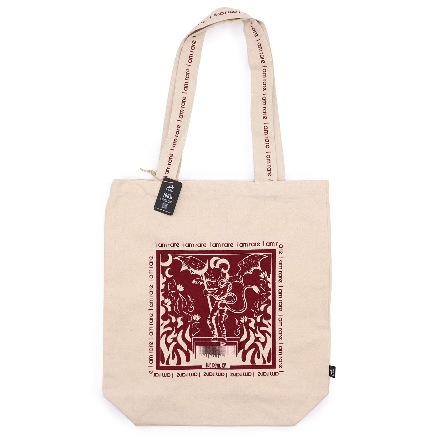 Hop Hare Cotton Canvas Tote Bags