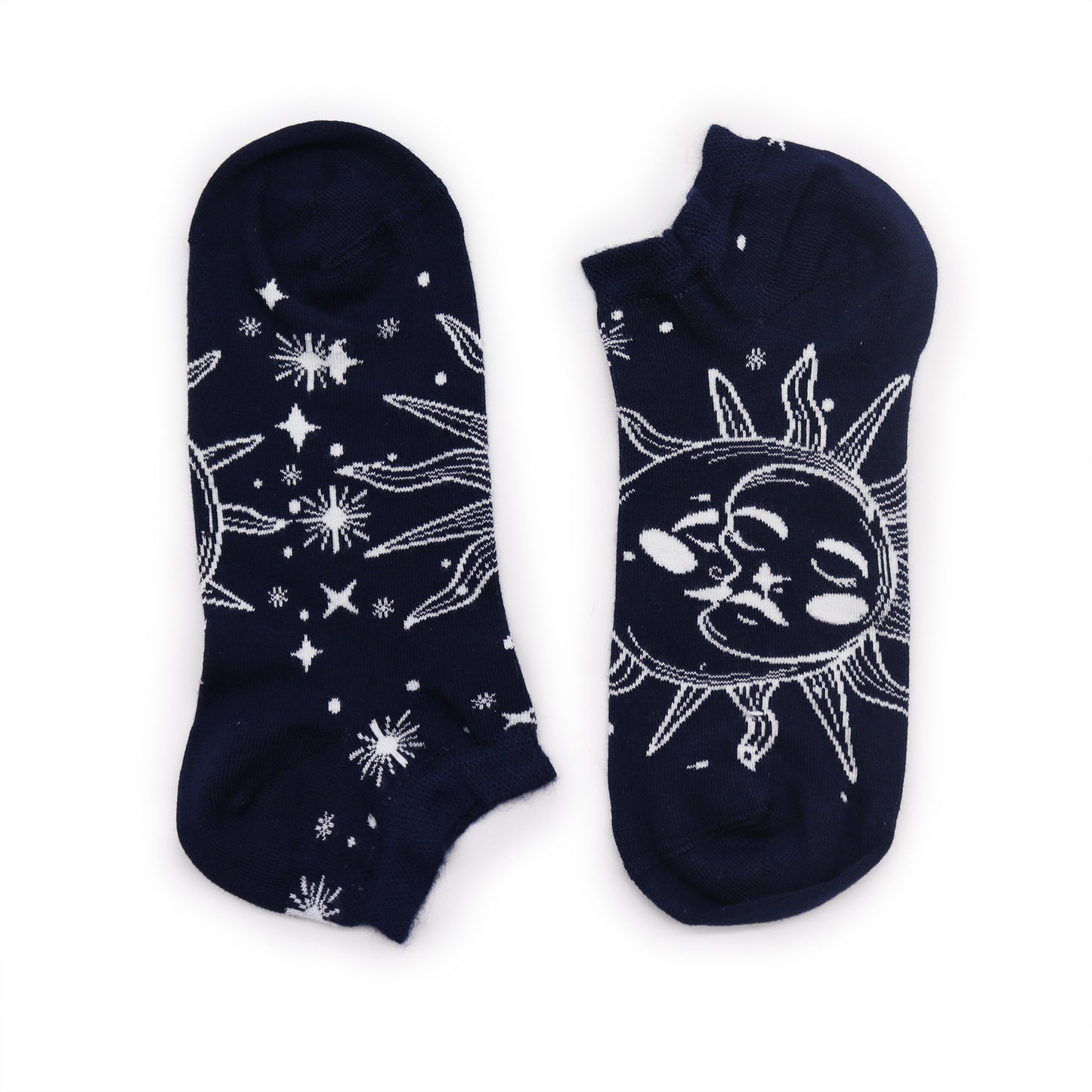 Hop Hare Bamboo Low Socks; Sun and Moon