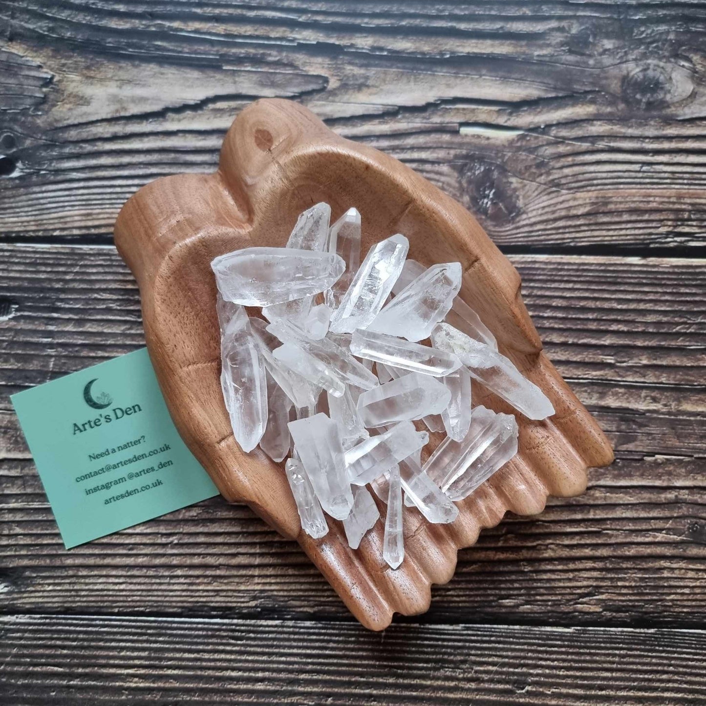 Clear Laser Quartz Points - 5 pieces