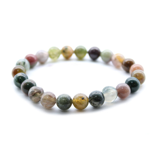 Moss Agate Power Bracelet