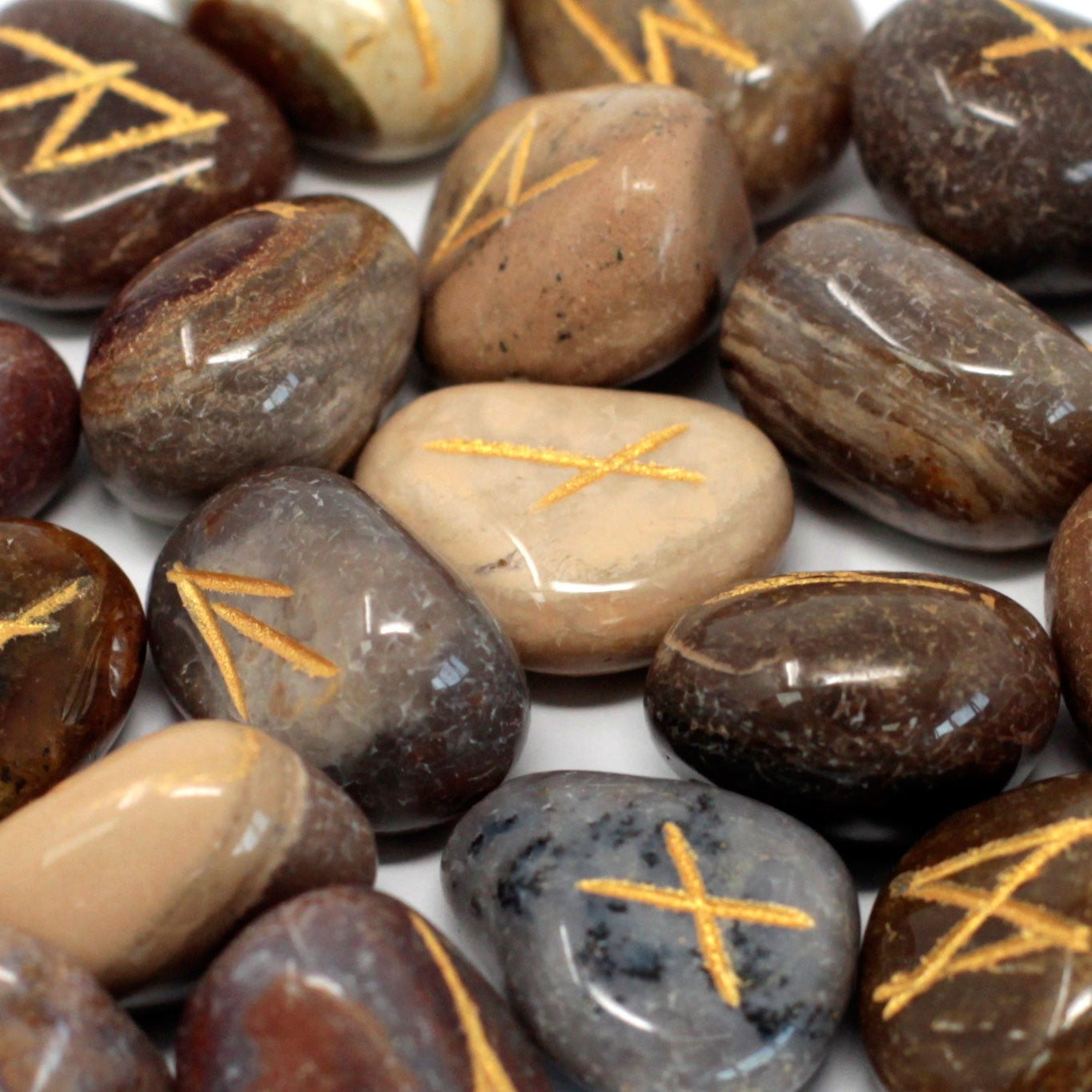 Fancy Jasper Runes set