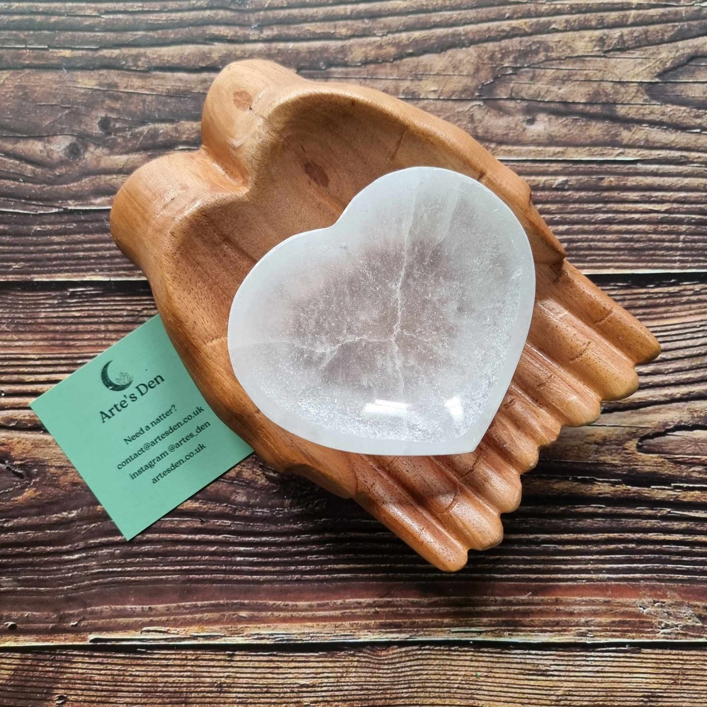 Selenite Heart Cleansing Bowl