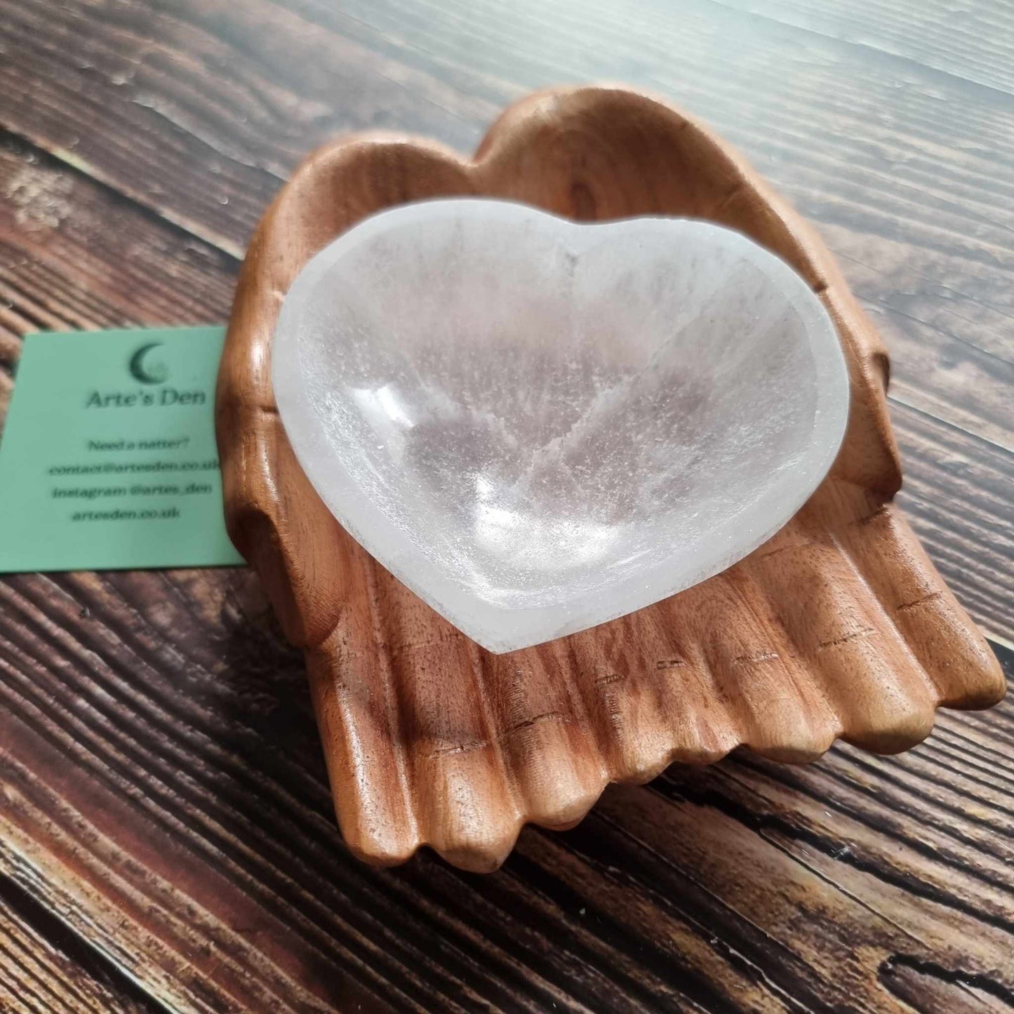 Selenite Heart Cleansing Bowl