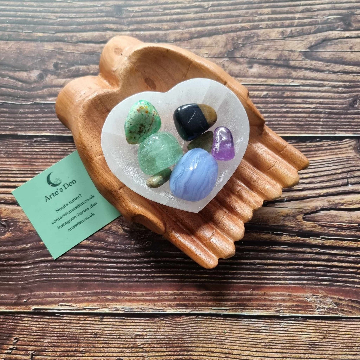 Selenite Heart Cleansing Bowl