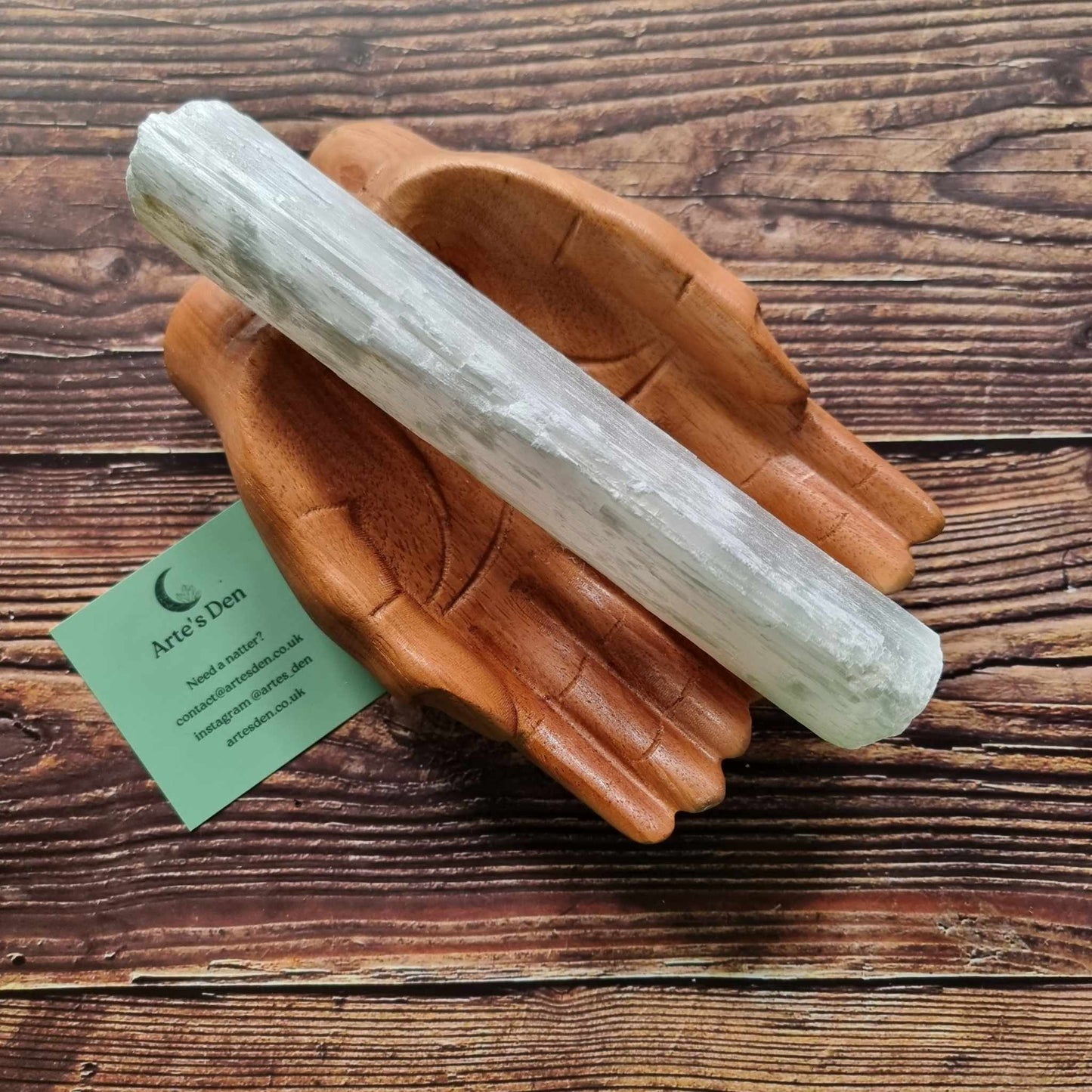 Selenite Stick Raw 20cm