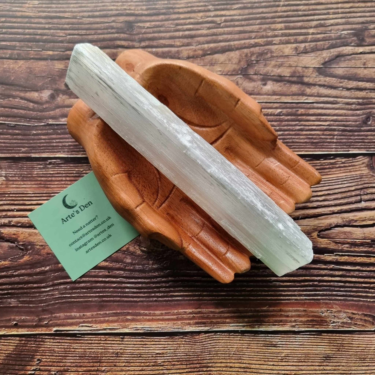 Selenite Stick Raw 20cm