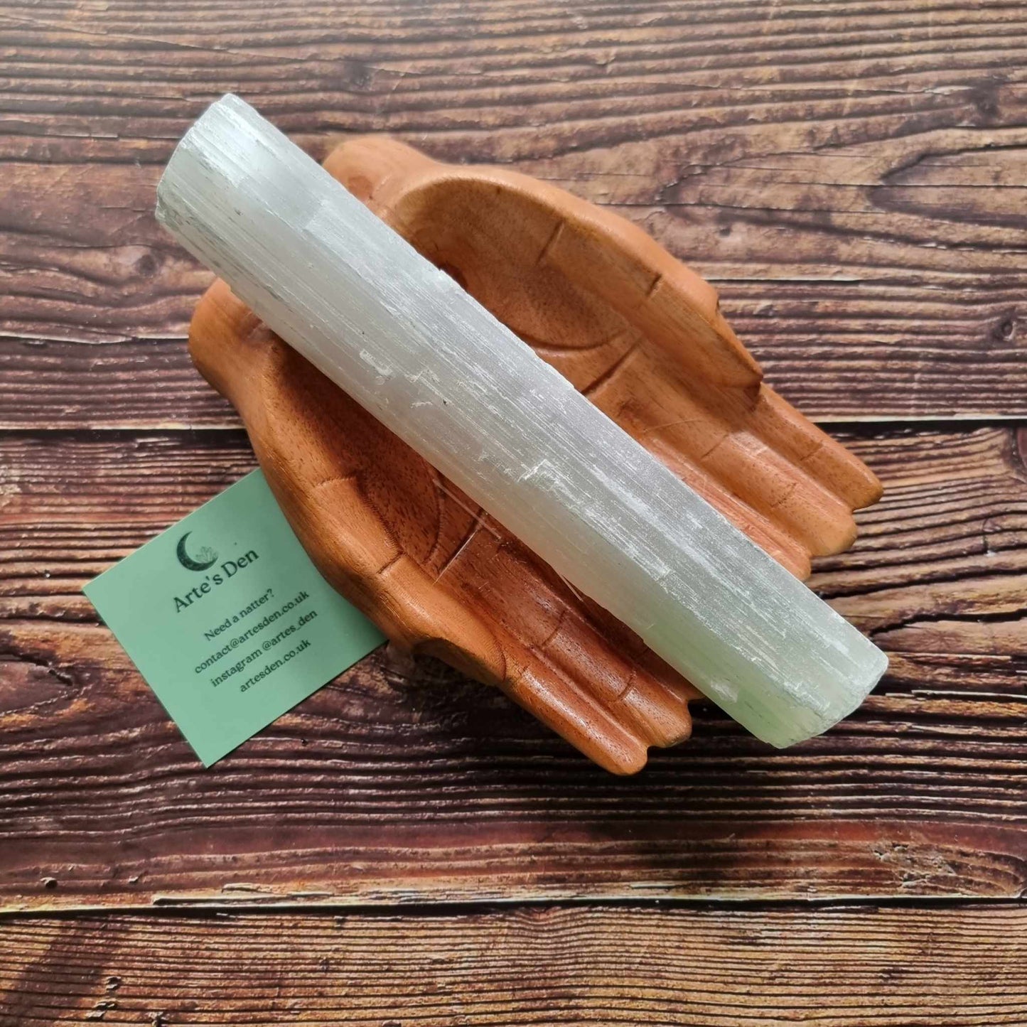 Selenite Stick Raw Heavy 21cm