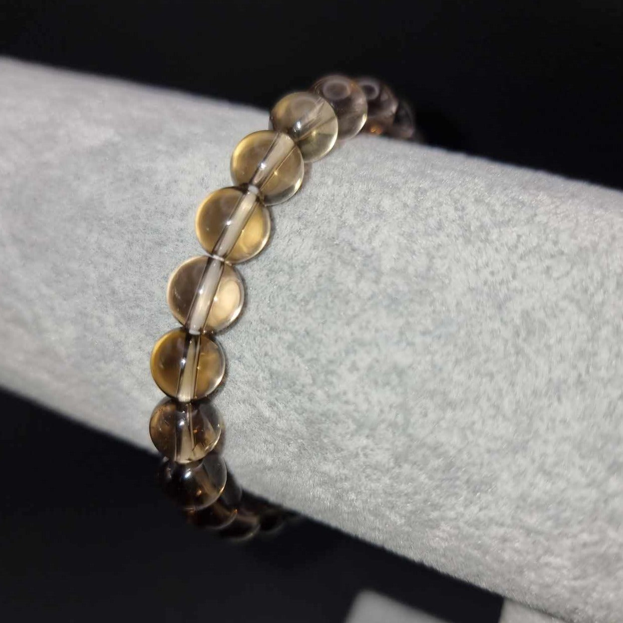 Smoky Quartz Beaded Bracelet