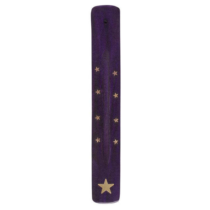 Wooden Purple Star Incense Ash Catcher