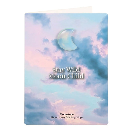 Stay Wild Moon Child Greeting Card