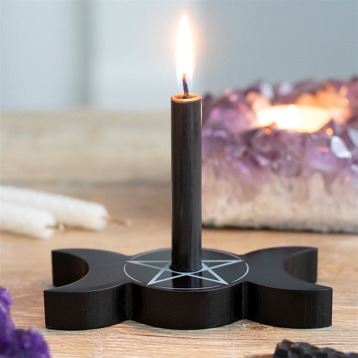 Triple Moon Candle Holder