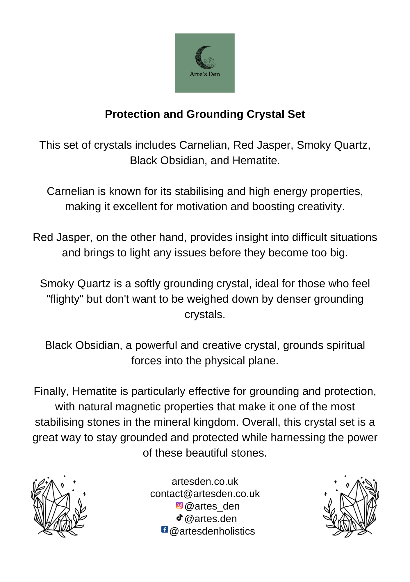 Protection and Grounding Crystal Set