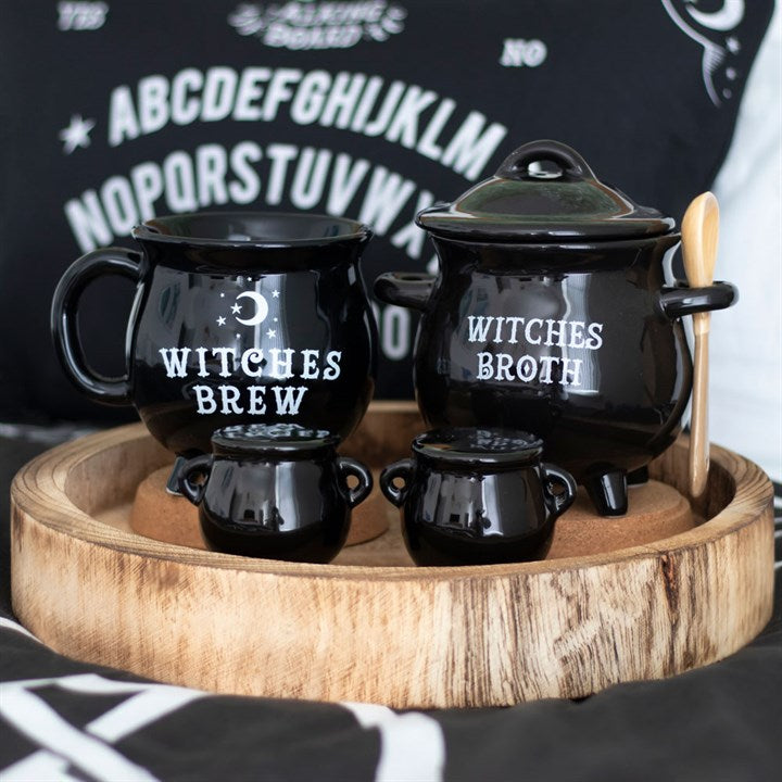 Witches Broth Cauldron Soup Bowl and Spoon