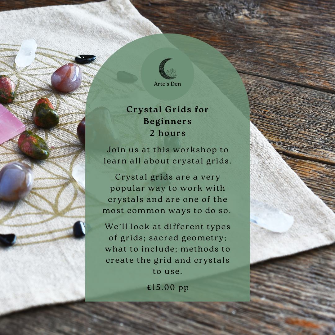 Making and Using Crystal Grids, Workshop, in person & online