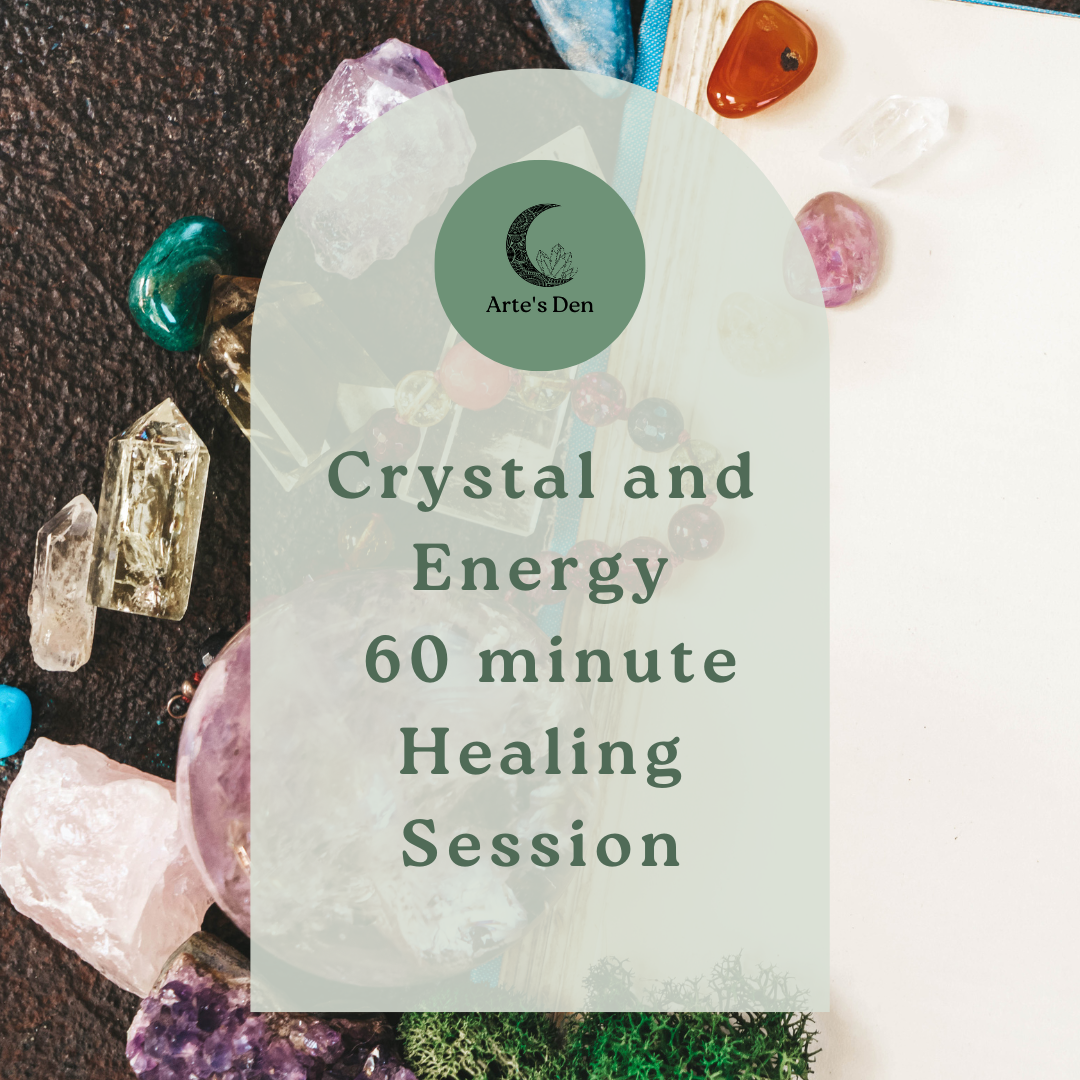 Crystal and Energy 60 minute Healing Session (in-person and distance)
