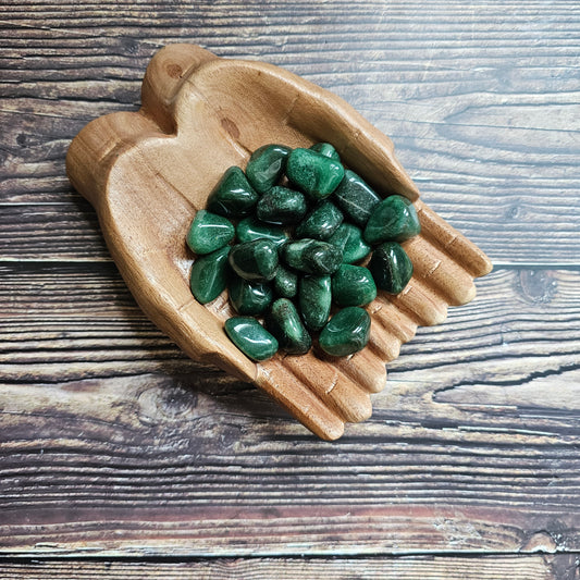 Dark Green Aventurine Tumblestone