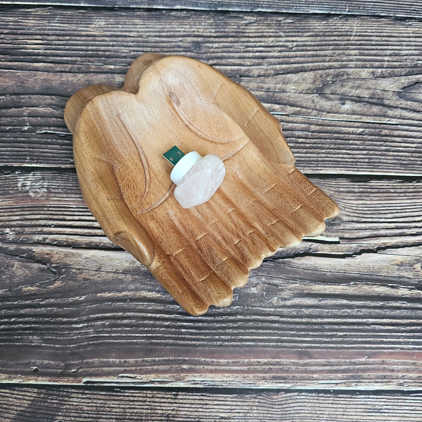 Rose Quartz USB Night Light