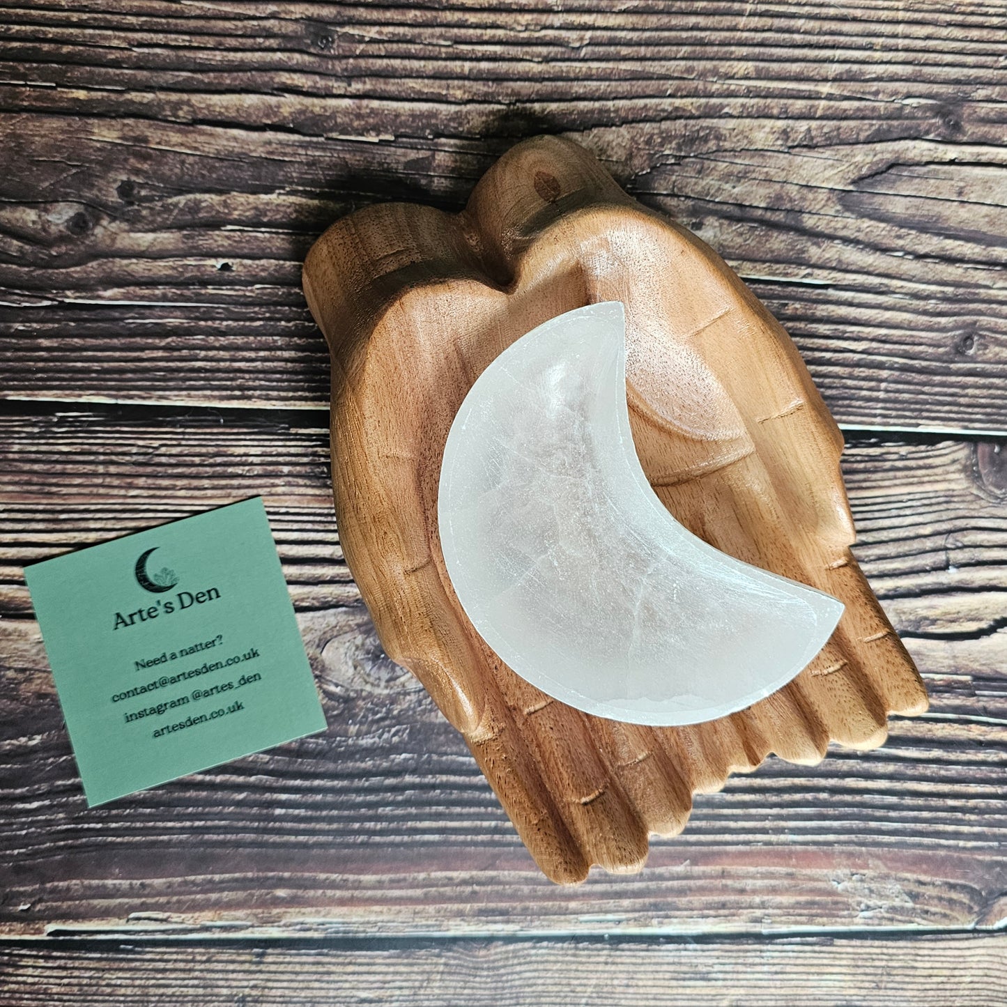 Selenite Moon Cleansing Bowl