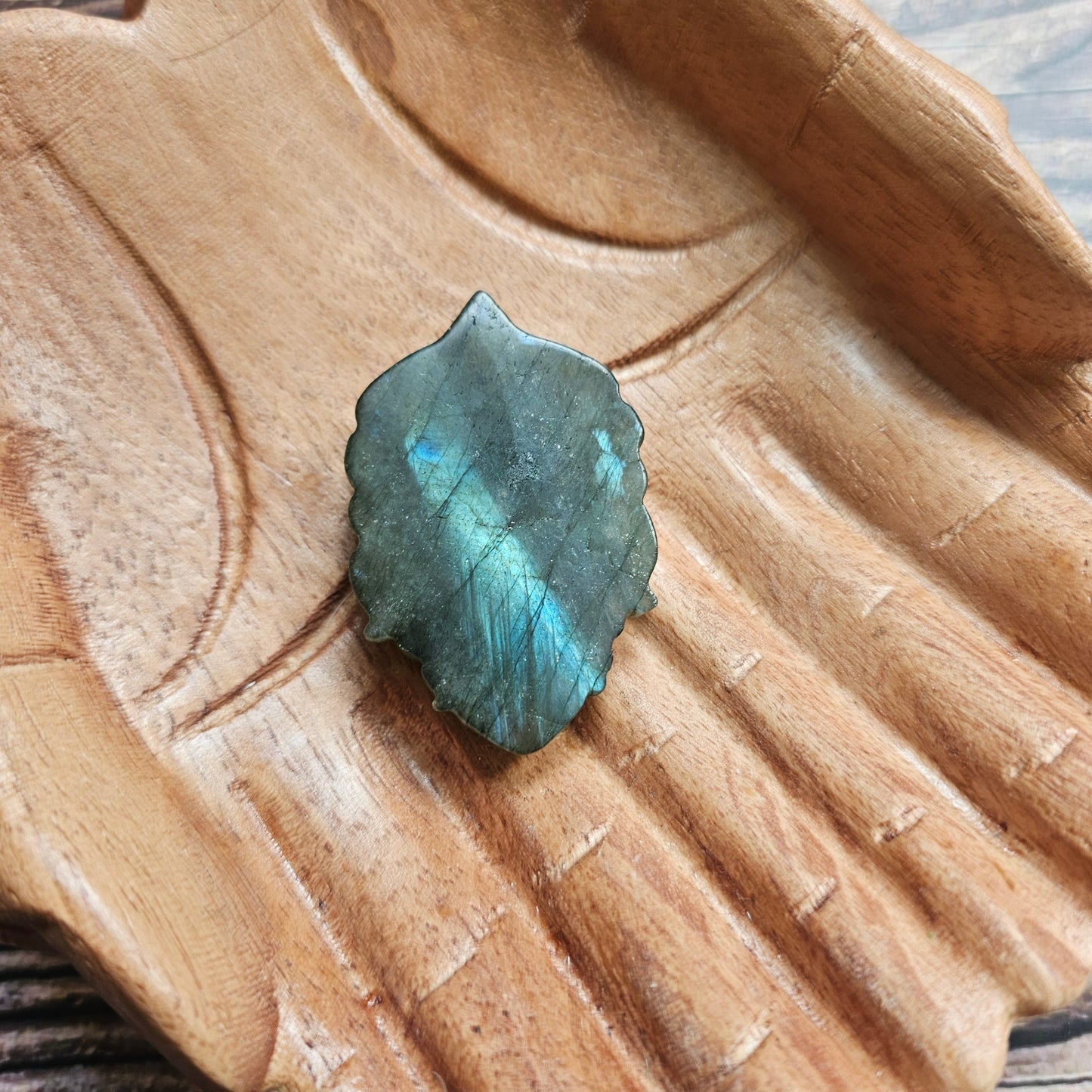 Labradorite Viking Carving