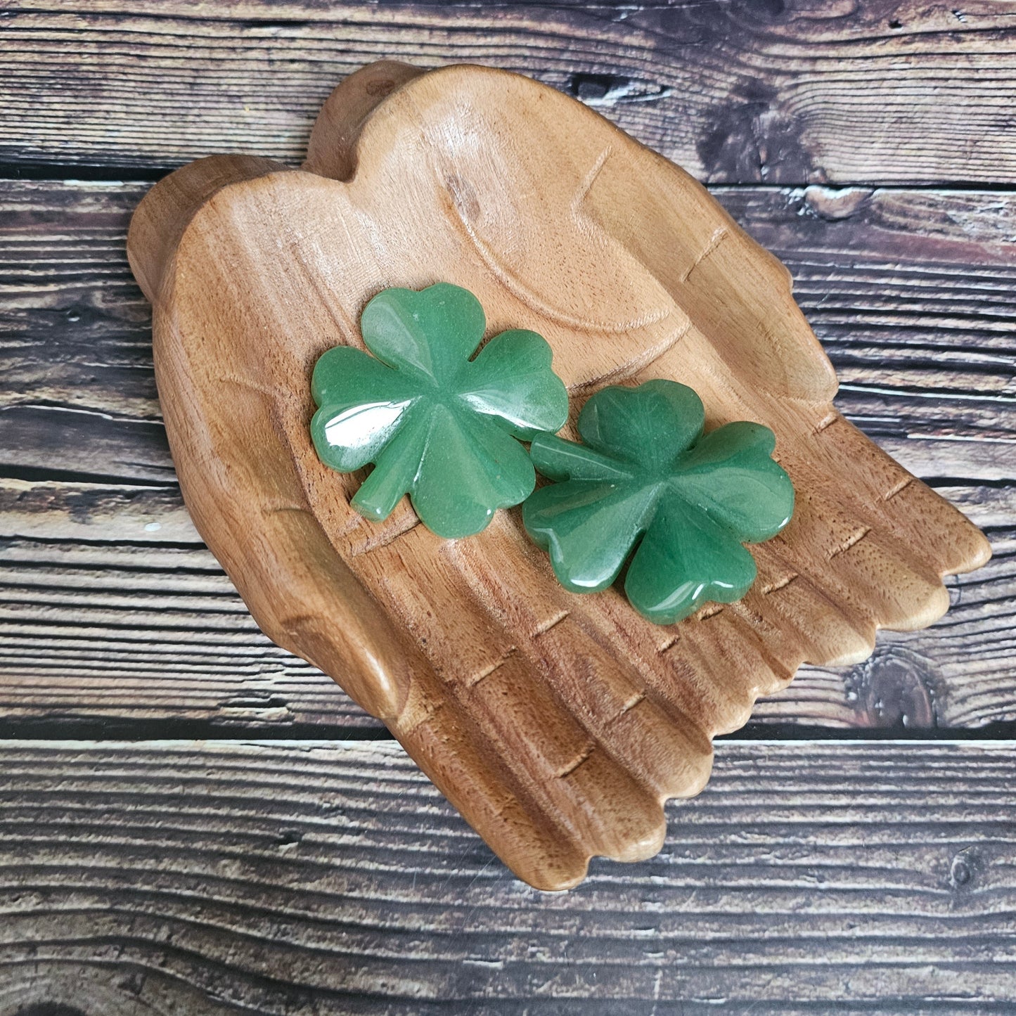 Green Aventurine Four Leaf Clover