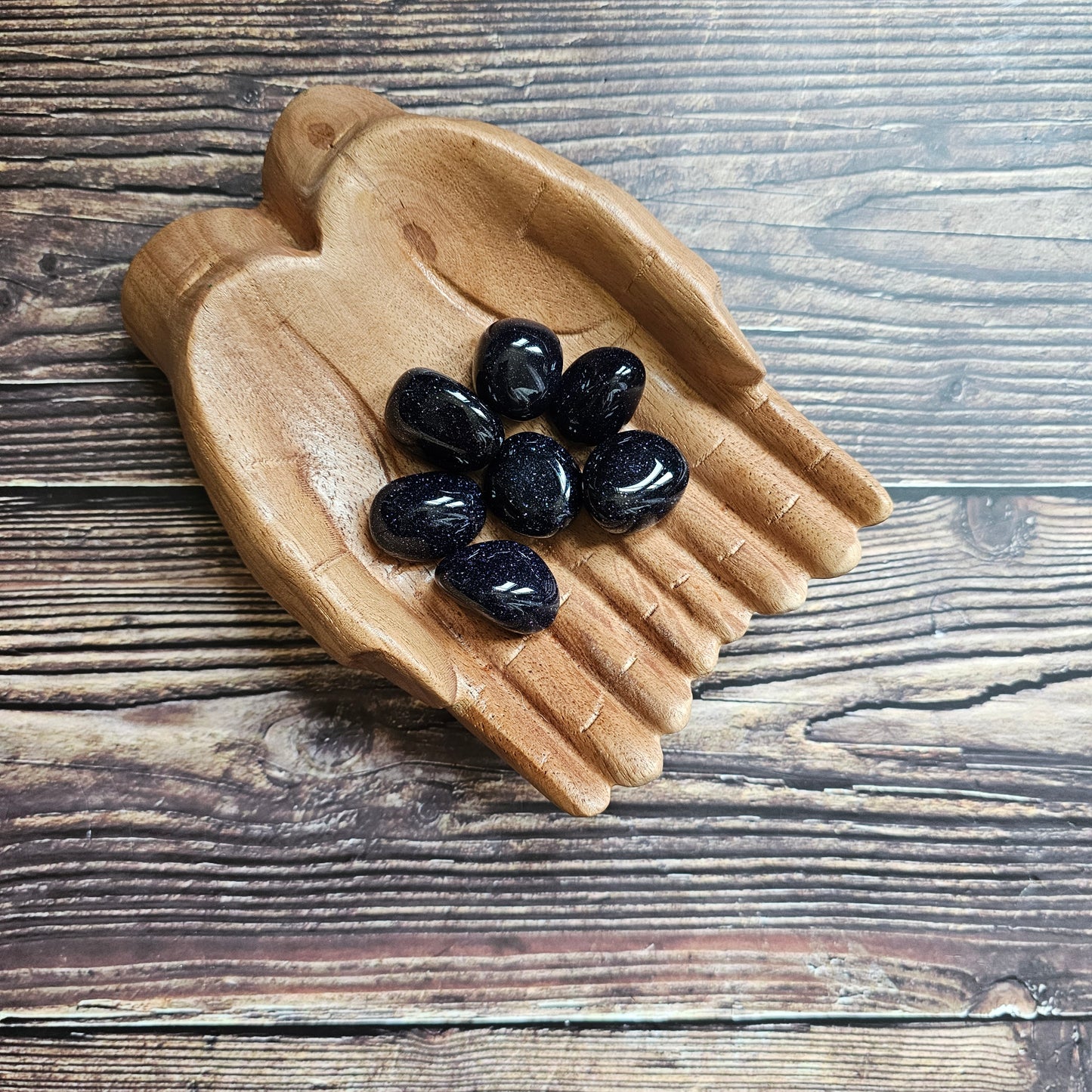 Blue Goldstone Tumblestones