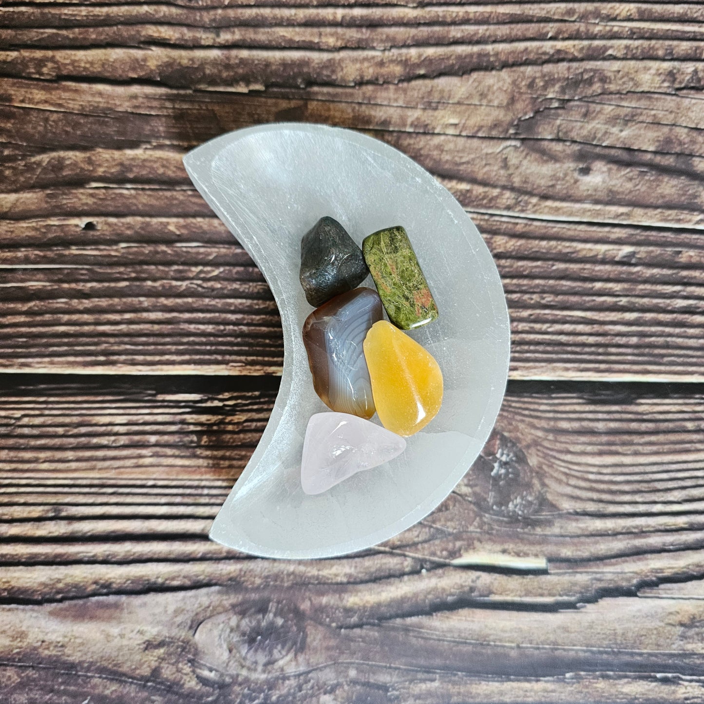 Selenite Moon Cleansing Bowl